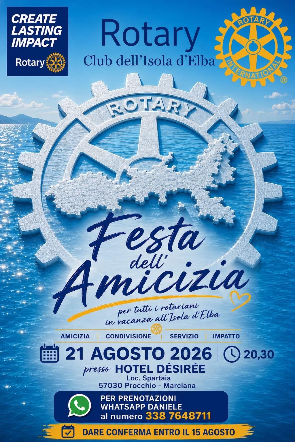 21 agosto 2026 Festa Amicizia