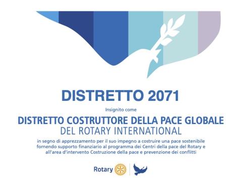 Distretto costruttore Pace