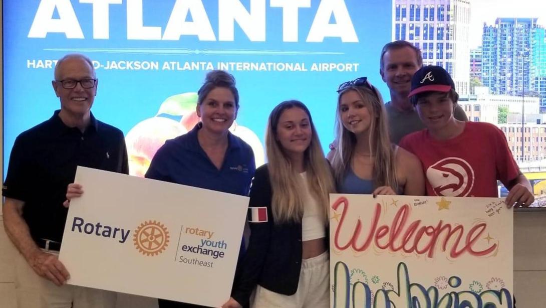 Ludovica accolta ad Atlanta